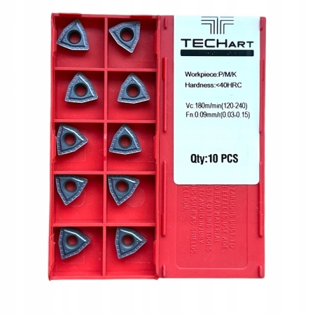 Płytki wieloostrzowe wkładki WCMX06T308-UK łamacz wióra